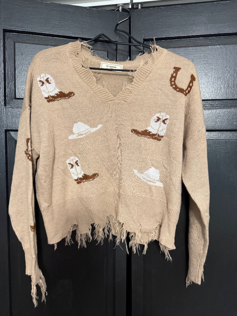 No Comment NY LA Western Sweater